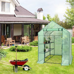  - 8 shelves Mini Walk In Greenhouse Outdoor Gardening Plant Green House - Outdoor Style Company