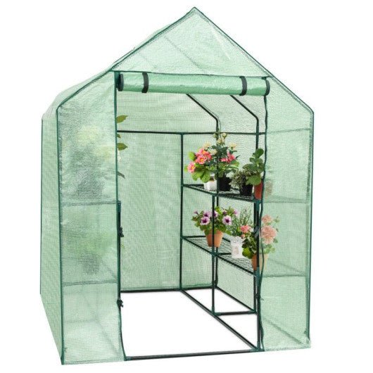  - 8 shelves Mini Walk In Greenhouse Outdoor Gardening Plant Green House - Outdoor Style Company