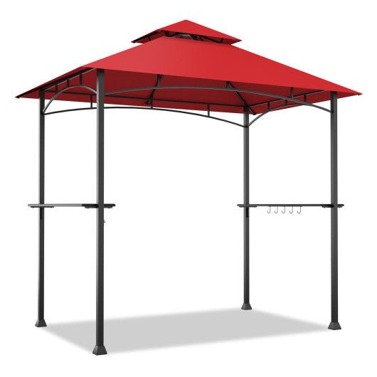  - 8 x 5 Feet 2 - Tier BBQ Grill Gazebo Barbecue Canopy - Outdoor Style Company