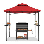  - 8 x 5 Feet 2 - Tier BBQ Grill Gazebo Barbecue Canopy - Outdoor Style Company