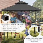  - 8 x 5 Feet 2 - Tier BBQ Grill Gazebo Barbecue Canopy - Outdoor Style Company