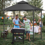  - 8 x 5 Feet 2 - Tier BBQ Grill Gazebo Barbecue Canopy - Outdoor Style Company