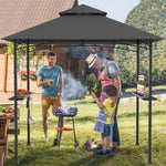  - 8 x 5 Feet 2 - Tier BBQ Grill Gazebo Barbecue Canopy - Outdoor Style Company