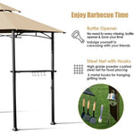  - 8’ x 5’ Outdoor Patio Barbecue Grill Gazebo - Outdoor Style Company