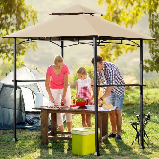  - 8’ x 5’ Outdoor Patio Barbecue Grill Gazebo - Outdoor Style Company