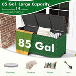  - 85 Gallon Outdoor Storage Box with Removable Liner and Universal Wheels - Outdoor Style Company