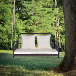  - 880LBS Wicker Hanging Porch Swing with Cushions - Outdoor Style Company