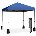  - 8’x8' Outdoor Pop up Canopy Tent w/Roller Bag - Blue - Outdoor Style Company