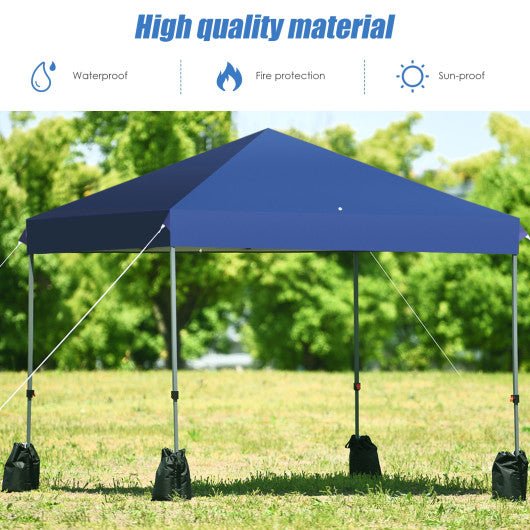  - 8’x8' Outdoor Pop up Canopy Tent w/Roller Bag - Blue - Outdoor Style Company