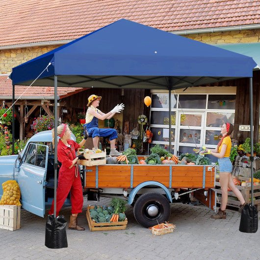  - 8’x8' Outdoor Pop up Canopy Tent w/Roller Bag - Blue - Outdoor Style Company