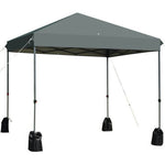  - 8’x8' Outdoor Pop up Canopy Tent w/Roller Bag - Gray - Outdoor Style Company