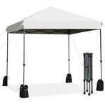  - 8’x8' Outdoor Pop up Canopy Tent w/Roller Bag - White - Outdoor Style Company