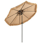  - 9 Feet Thatched Tiki Umbrella with 8 Ribs - Outdoor Style Company