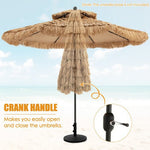  - 9 Feet Thatched Tiki Umbrella with 8 Ribs - Outdoor Style Company