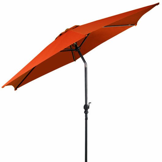  - 9 ft Outdoor Market Patio Table Umbrella Push Button Tilt Crank Lift - Outdoor Style Company