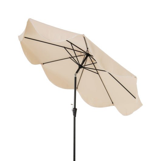  - 9 FT Patio Umbrella with Crank Handle and Push Button Tilt - Outdoor Style Company