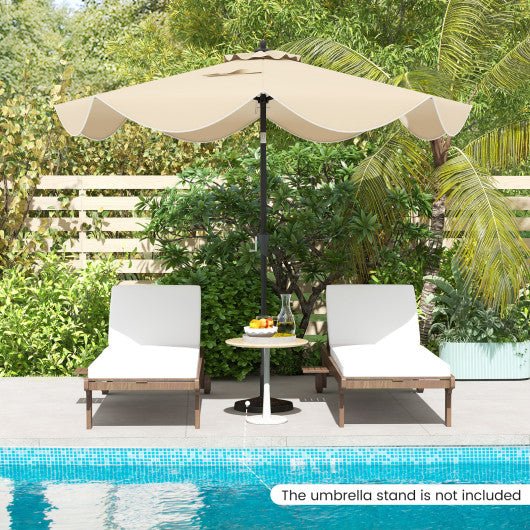  - 9 FT Patio Umbrella with Crank Handle and Push Button Tilt - Outdoor Style Company