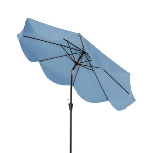  - 9 FT Patio Umbrella with Crank Handle and Push Button Tilt - Outdoor Style Company