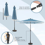  - 9 FT Patio Umbrella with Sun - Protective Canopy for Patio Garden Pool - Outdoor Style Company