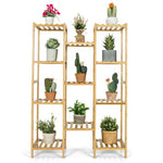  - 9/11 - Tier Bamboo Plant Stand for Living Room Balcony Garden - Outdoor Style Company