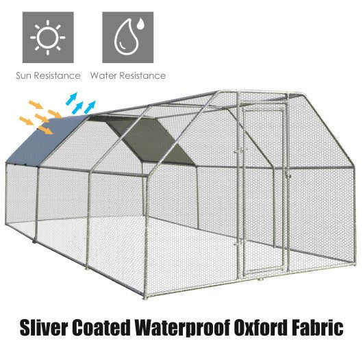  - 9.5 x 19 Feet Large Walk In Chicken Coop - Outdoor Style Company