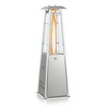  - 9500 BTU Portable Stainless Steel Tabletop Patio Heater with Glass Tube - Outdoor Style Company