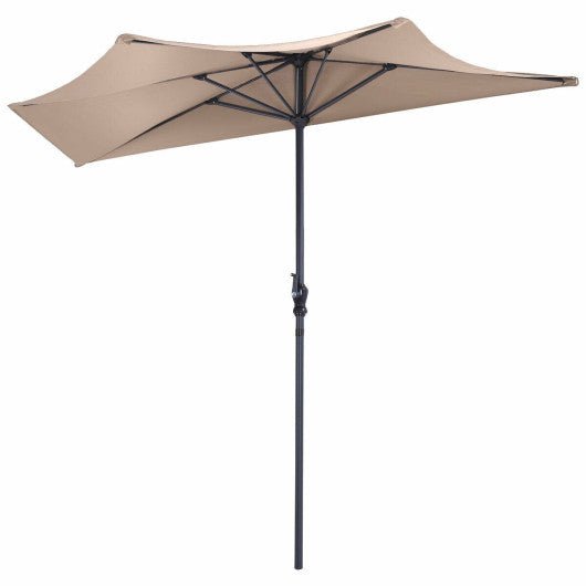  - 9Ft Patio Bistro Half Round Umbrella - Outdoor Style Company