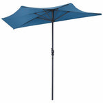  - 9Ft Patio Bistro Half Round Umbrella - Outdoor Style Company