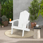  - Weather Resistant HIPS Outdoor Adirondack Chair with Cup Holder - Outdoor Style Company