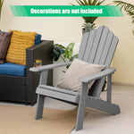  - Weather Resistant HIPS Outdoor Adirondack Chair with Cup Holder - Outdoor Style Company