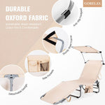  - Adjustable Outdoor Beach Patio Pool Recliner with Sun Shade - Outdoor Style Company