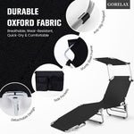  - Adjustable Outdoor Beach Patio Pool Recliner with Sun Shade - Outdoor Style Company