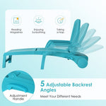  - Adjustable Patio Sun Lounger with Weather Resistant Wheels - Outdoor Style Company