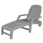  - Adjustable Patio Sun Lounger with Weather Resistant Wheels - Outdoor Style Company