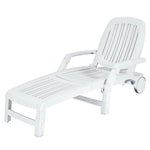  - Adjustable Patio Sun Lounger with Weather Resistant Wheels - Outdoor Style Company