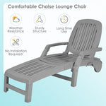  - Adjustable Patio Sun Lounger with Weather Resistant Wheels - Outdoor Style Company