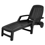 - Adjustable Patio Sun Lounger with Weather Resistant Wheels - Outdoor Style Company