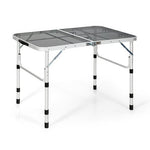  - Aluminum Grill Table with Iron Mesh Top - Outdoor Style Company