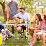  - Aluminum Grill Table with Iron Mesh Top - Outdoor Style Company