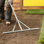  - Aluminum Rake with 36 Inch Wide Rake Head and 68 Inch Long Handle - Outdoor Style Company