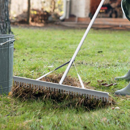  - Aluminum Rake with 36 Inch Wide Rake Head and 68 Inch Long Handle - Outdoor Style Company