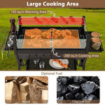  - Barbecue Charcoal Grills with Wind Guard Seasoning Racks - Outdoor Style Company