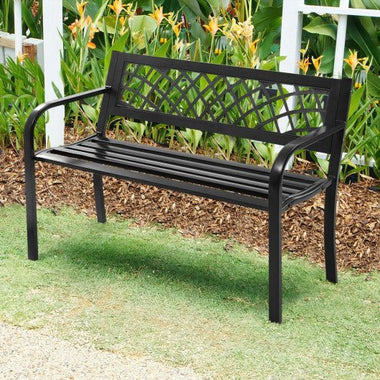  - Bench Deck with Steel Frame for outdoor - Outdoor Style Company