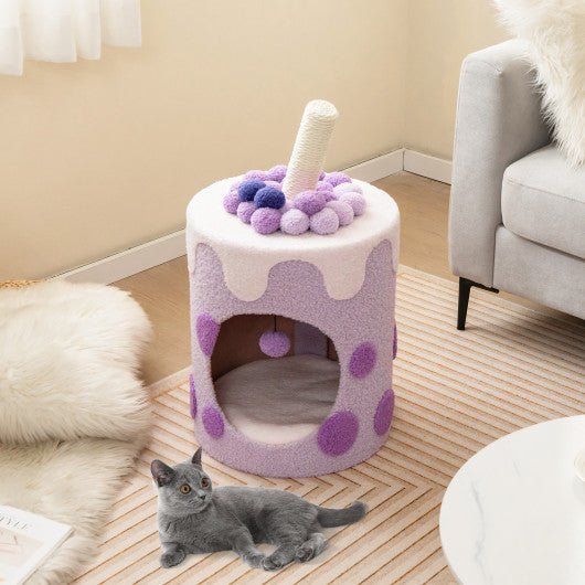  - Bubble Tea Cat Tree Tower with Scratching Post - Outdoor Style Company