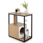  - Cat Furniture End Table Cat House with Scratching Post - Outdoor Style Company