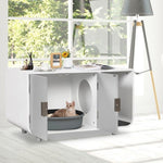  - Cat Litter Box Enclosure Furniture with Removable Mat - Outdoor Style Company