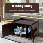  - Cat Litter Box Enclosure with Double Doors for Large Cat and Kitty - Outdoor Style Company