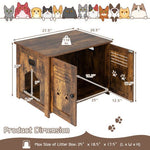  - Cat Litter Box Enclosure with Double Louvered Doors and Side Entrance - Outdoor Style Company