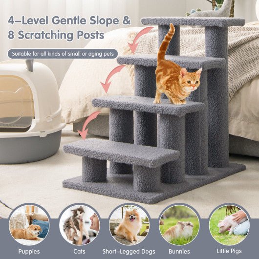  - Cat Litter Box Enclosure with Sisal Scratching Doors and Storage - Outdoor Style Company