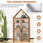  - Cold Frame Mini Wooden Greenhouse for Vegetable and Flower - Outdoor Style Company